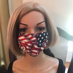 Patriotic mask with filter